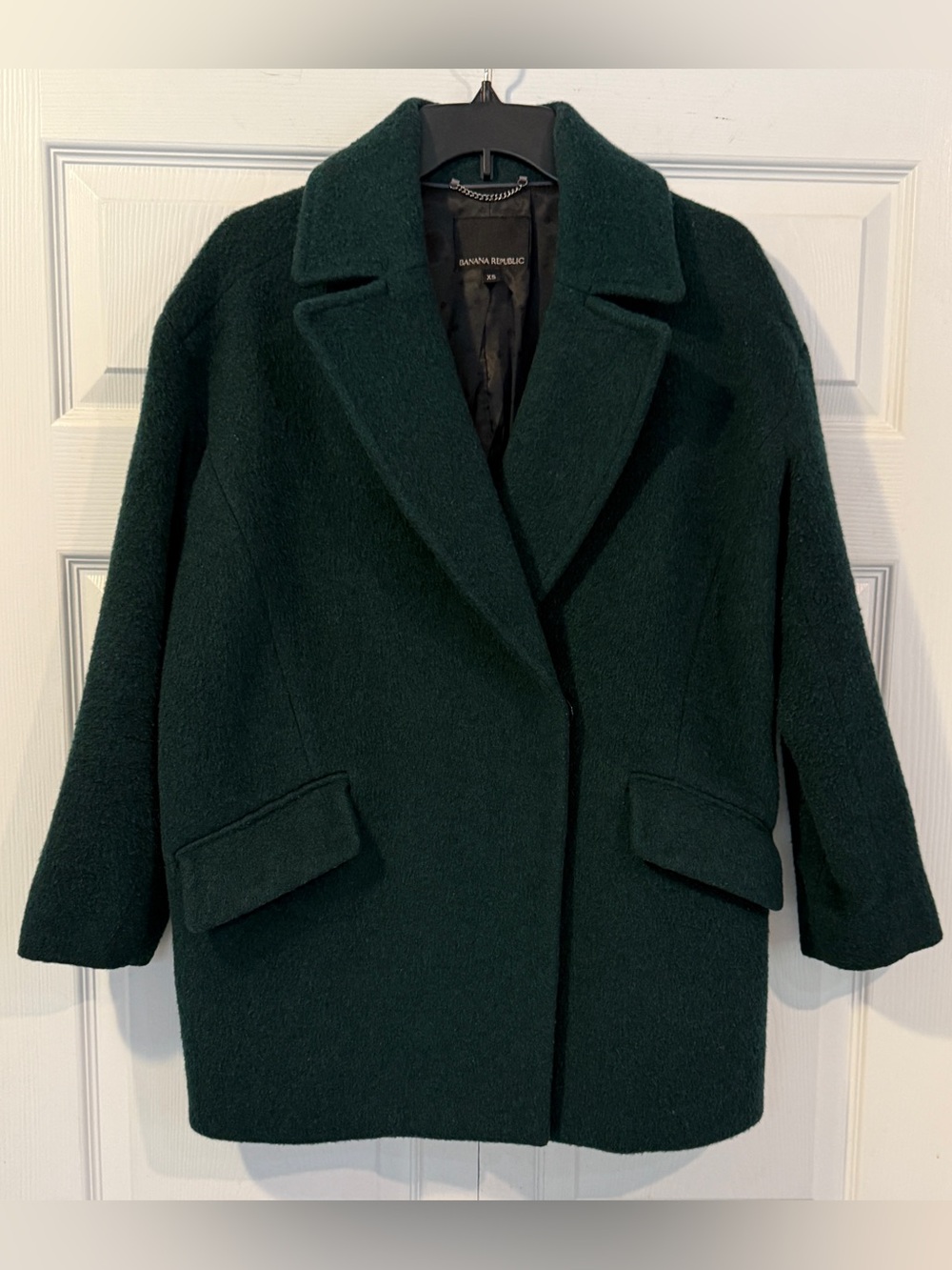 Banana Republic Hunter Green Cocoon Coat/jacket